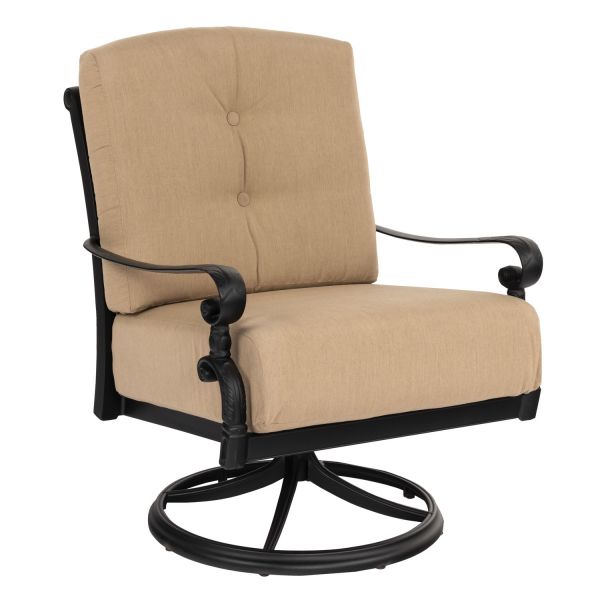 Avondale Cushion Swivel Rocking Lounge Chair By Woodard