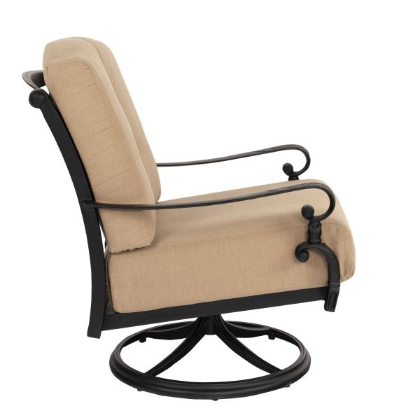 Avondale Cushion Swivel Rocking Lounge Chair By Woodard