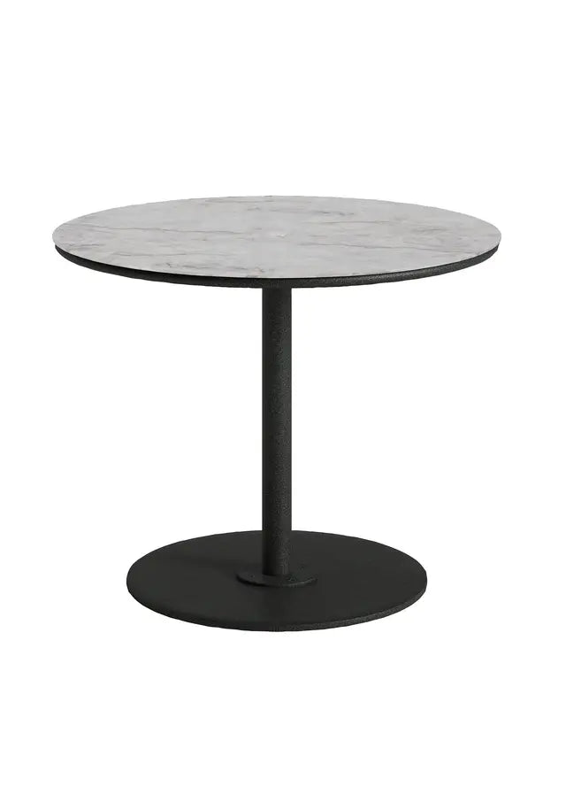 Axis 36" Round Forma Top KD Pedestal Dining Umbrella Table by Tropitone