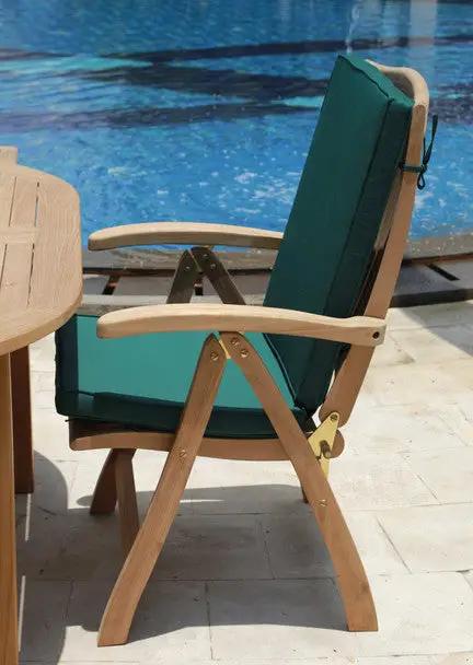 Classic Teak Recliner Chair Cushion - Thumbnail 3