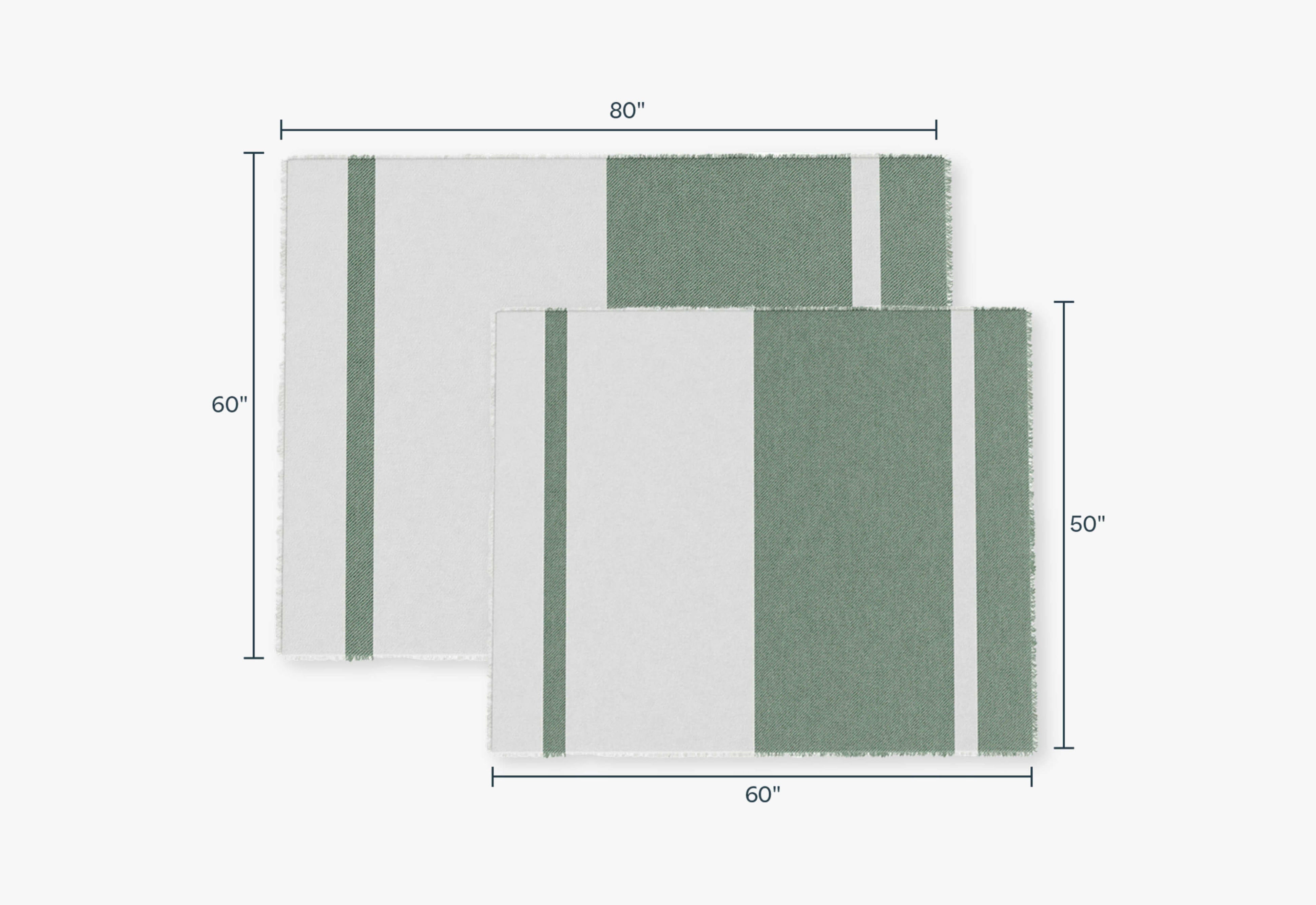 Bug Shield Outdoor Throw Blanket (Forest Green Colorblock) By Outer