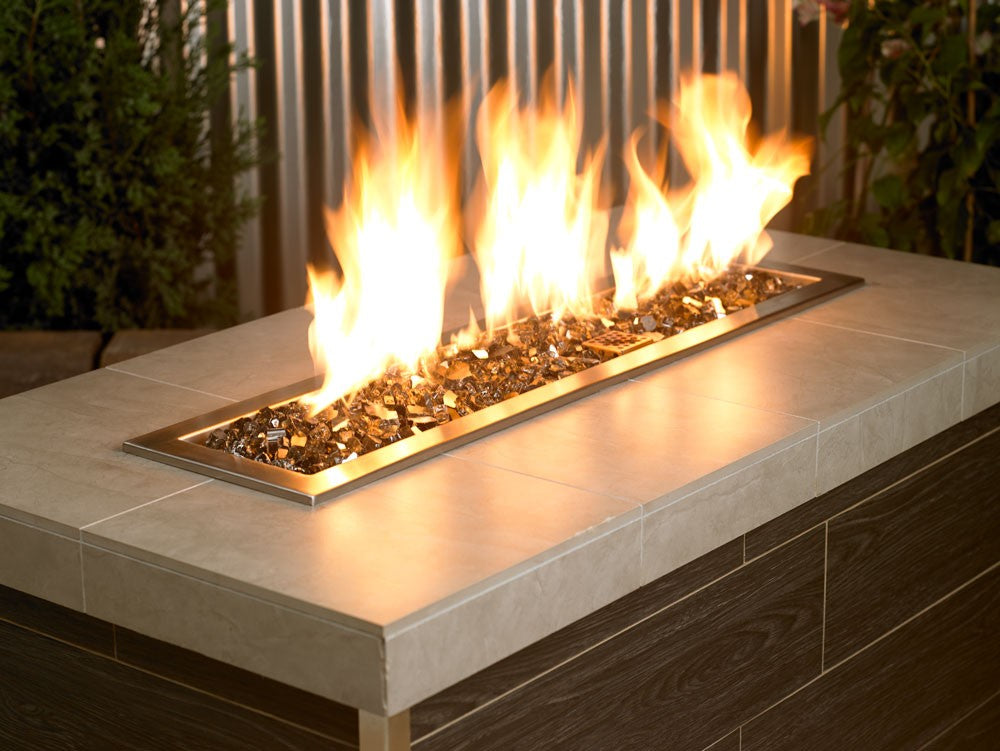 Premium Reflective Fire Glass with firpit