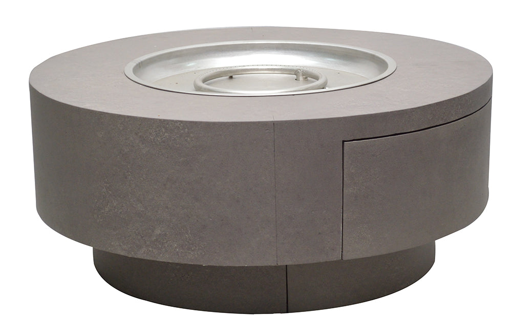 Faux Concrete 42" Round Fire Pit By Patio Renaissance