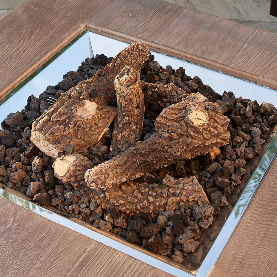 Outdoor Ceramic Fiber Log Set - Thumbnail 2