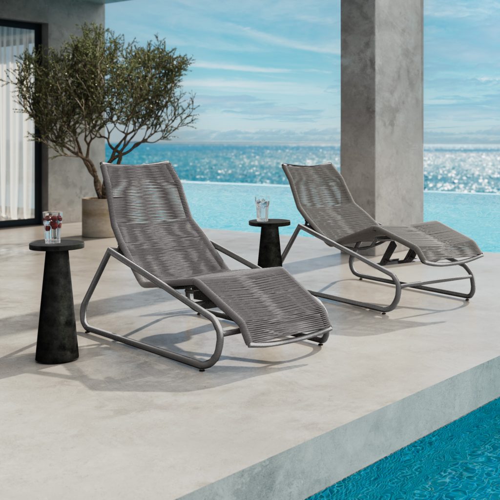 Cabana Adjustable Comfort Chaise Lounge by Ebel