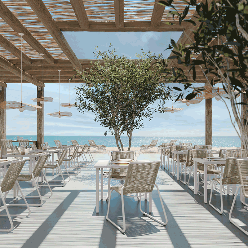 Cabana Dining Side Chair by Ebel