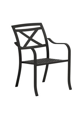 Catalina Cast Dining Chair X Back by Tropitone