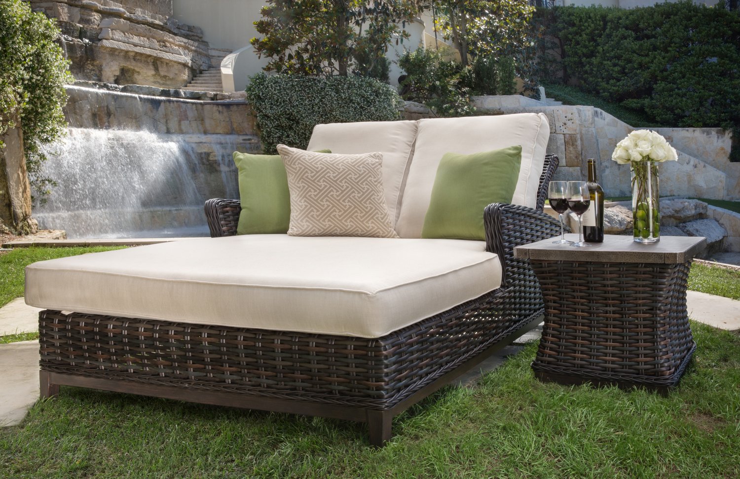 Catalina Double Adjustable Chaise by Patio Renaissance