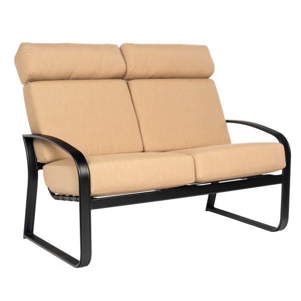 Cayman Isle Cushion Love Seat By Woodard