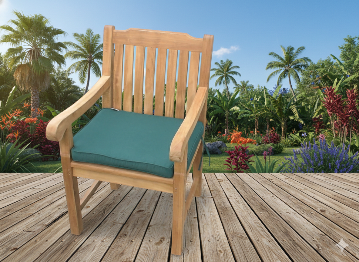 Classic Teak Arm Chair Cushion