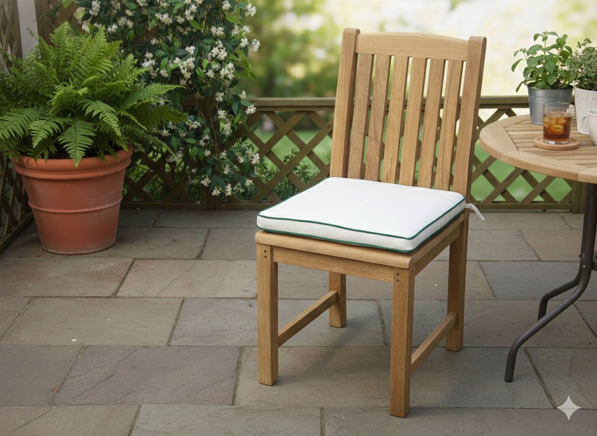 Classic Teak Side Chair Cushion