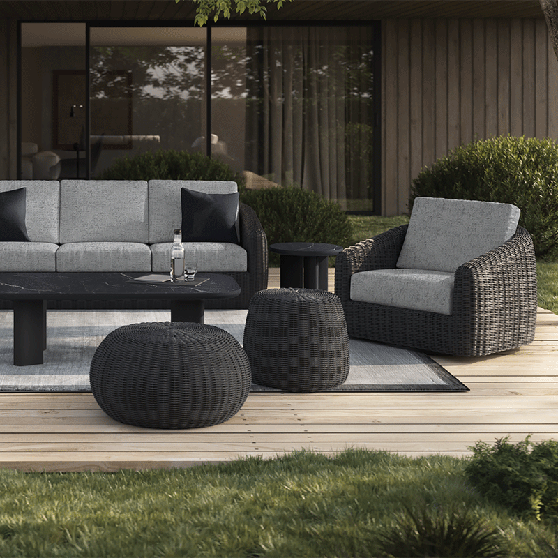 Cloud Small Pouf by Ebel