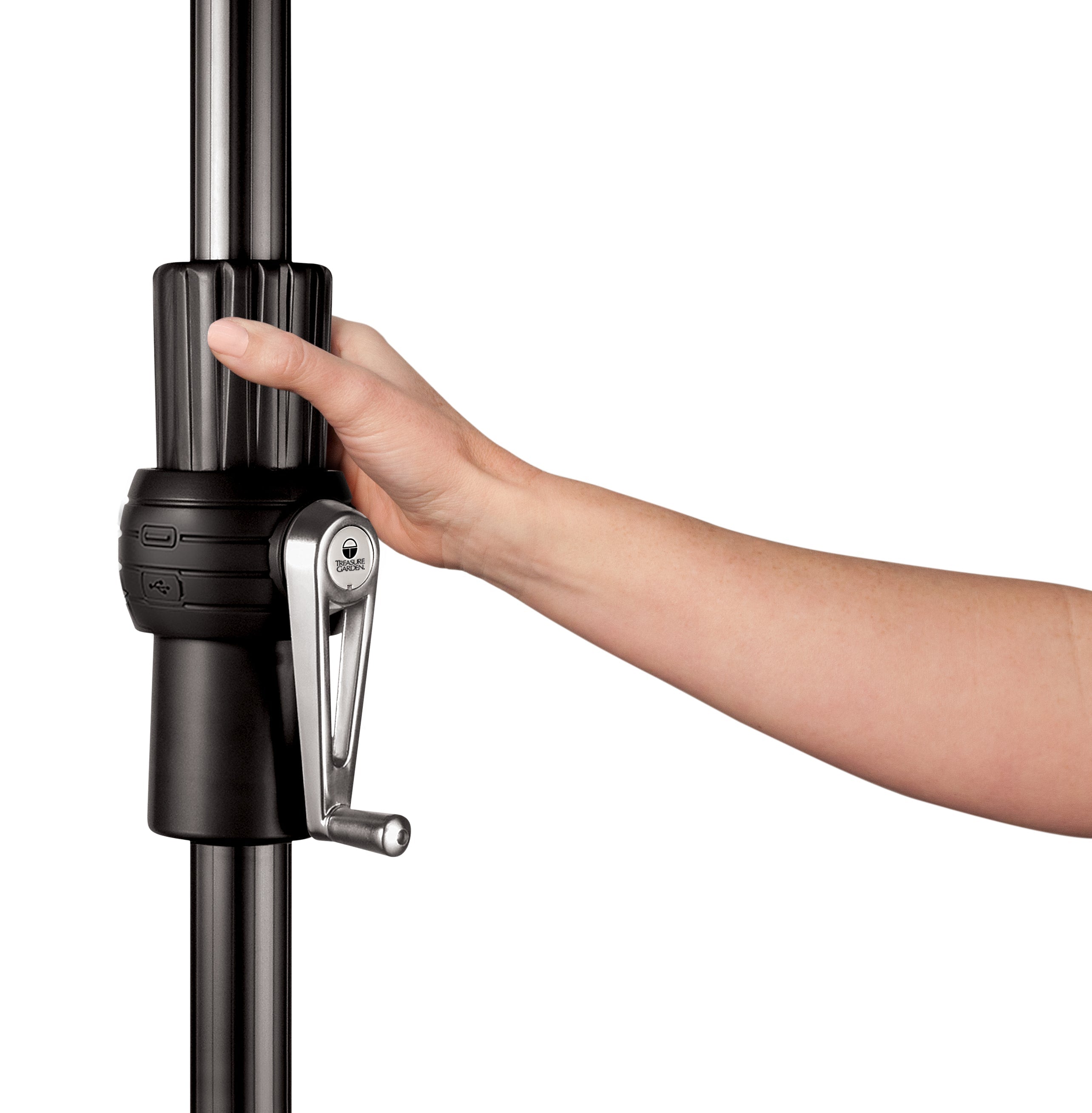 9ft Collar Tilt Market Umbrella (Aluminum) - Thumbnail 4