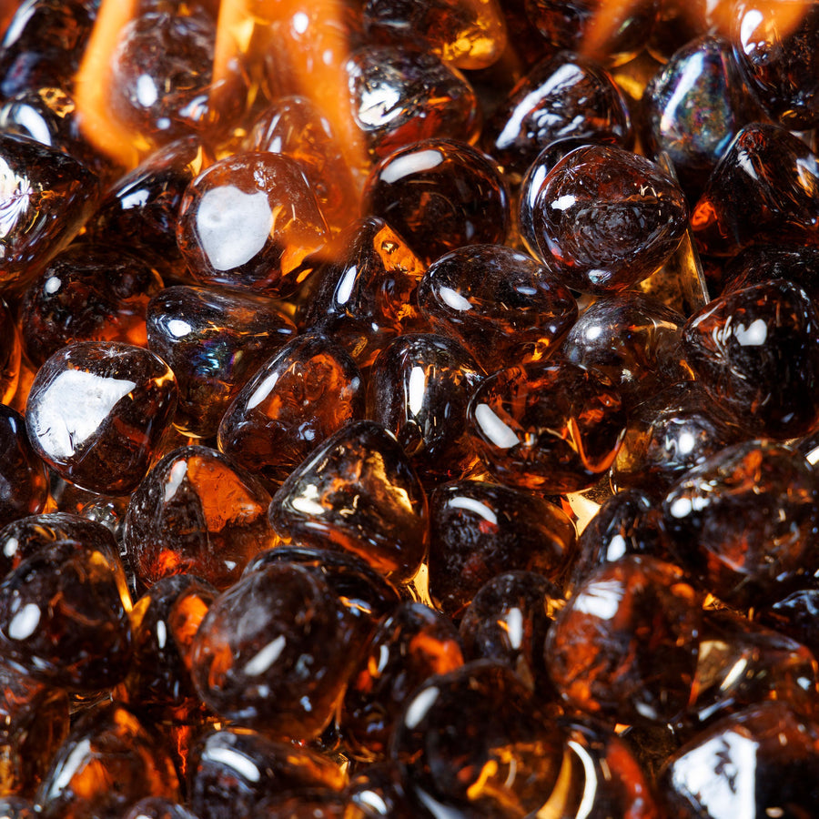 Tempered Fire Glass Diamonds By The Outdoor Great Room