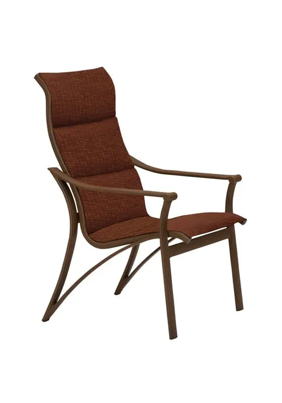 Corsica Padded Sling High Back Dining Chair by Tropitone