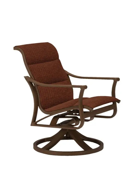 Corsica Padded Sling Swivel Rocker by Tropitone