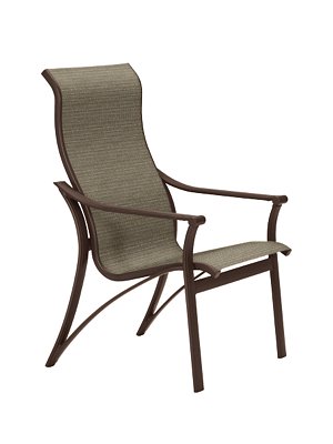 Corsica Sling High Back Dining Chair by Tropitone