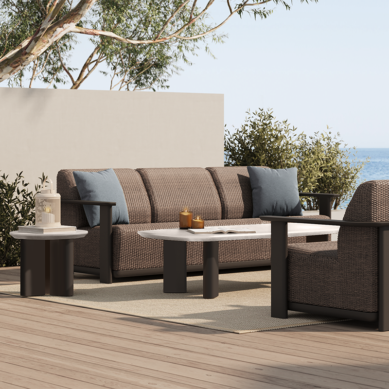 Corte Padded Sofa by Ebel