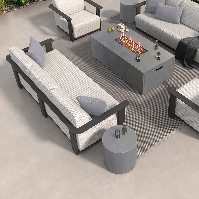 Corte Padded Sofa by Ebel