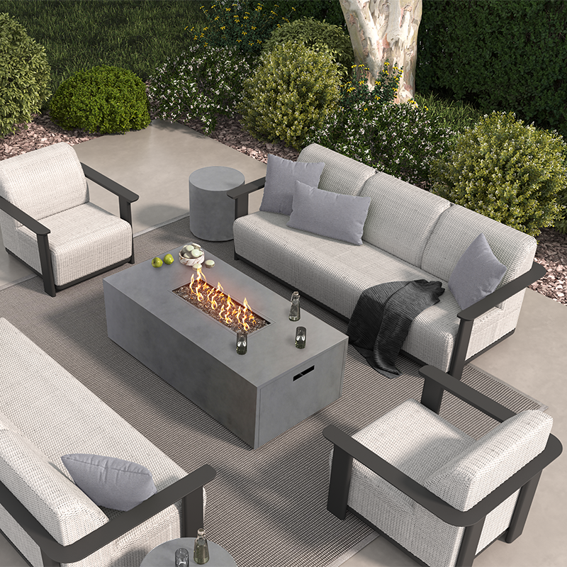 Corte Padded Sofa by Ebel