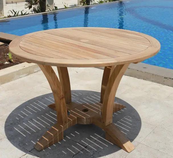 deluxe teak table