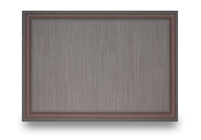 Edge - Chili Indoor /Outdoor Rug by Treasure Garden