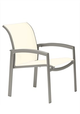 Elance Relaxed Sling Dining Chair by Tropitone