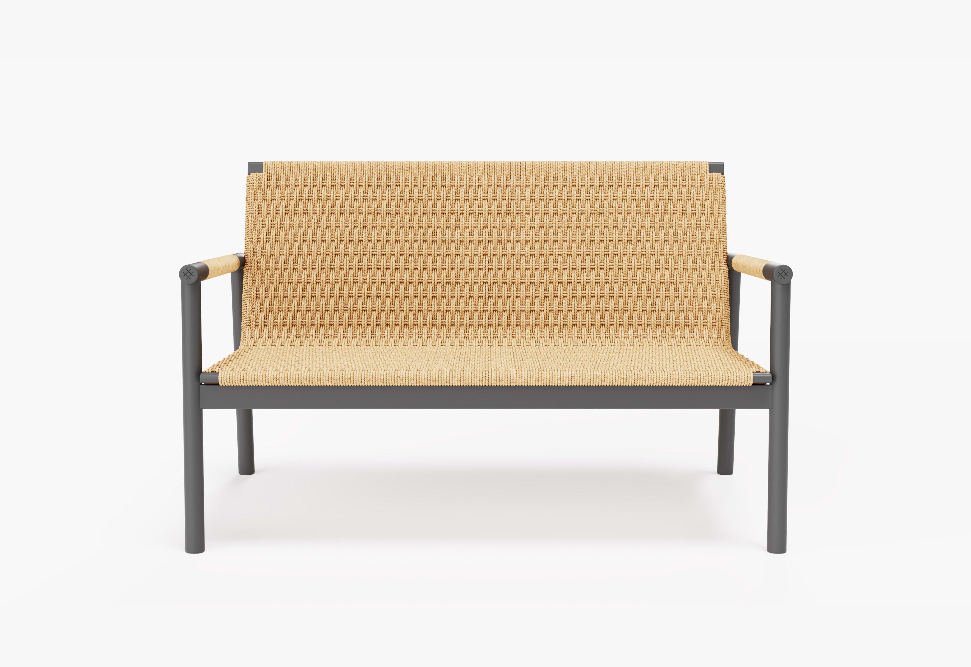 Wicker + Aluminum Flex Loveseat By Outer