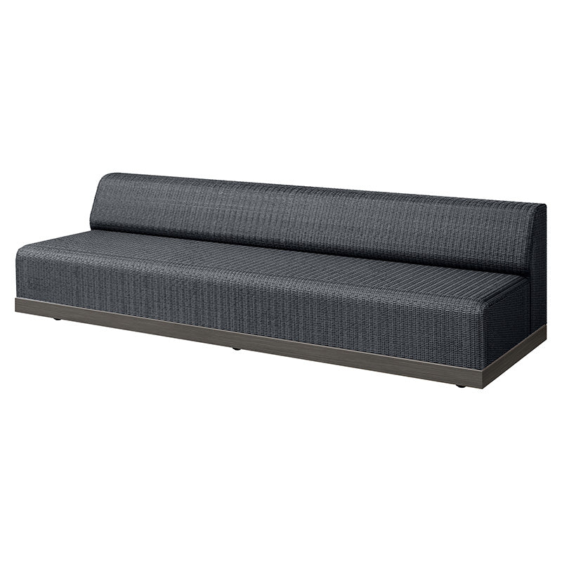 Grande Padded Armless 105″ Sofa Section by Ebel