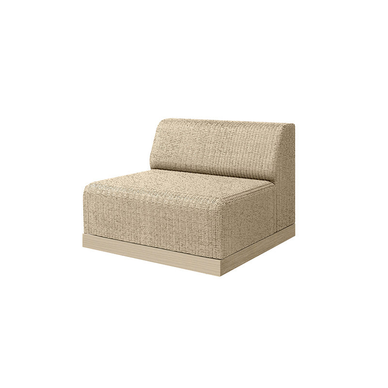 Grande Padded Armless Club Chair by Ebel