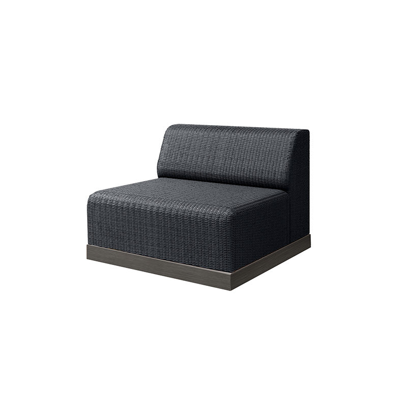 Grande Padded Armless Club Chair by Ebel