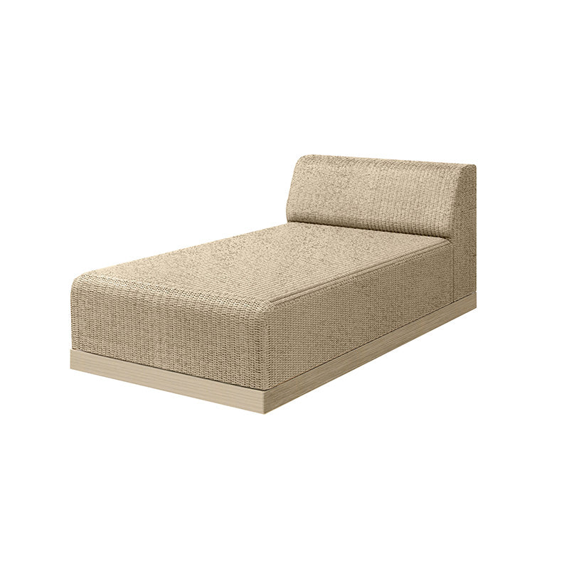 Grande Padded Armless Chaise Section by Ebel