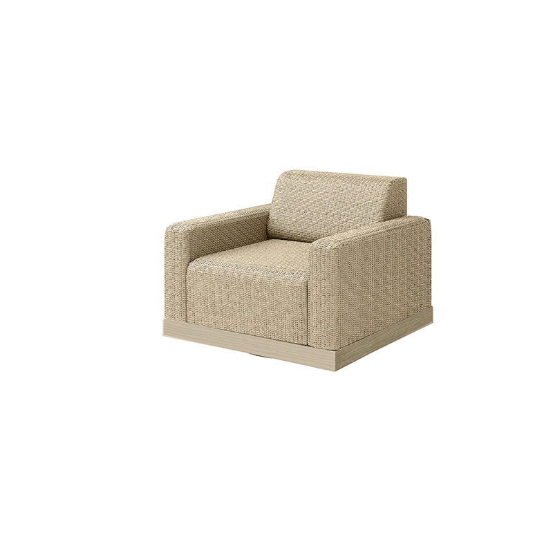 Grande Padded Club Swivel Chair by Ebel