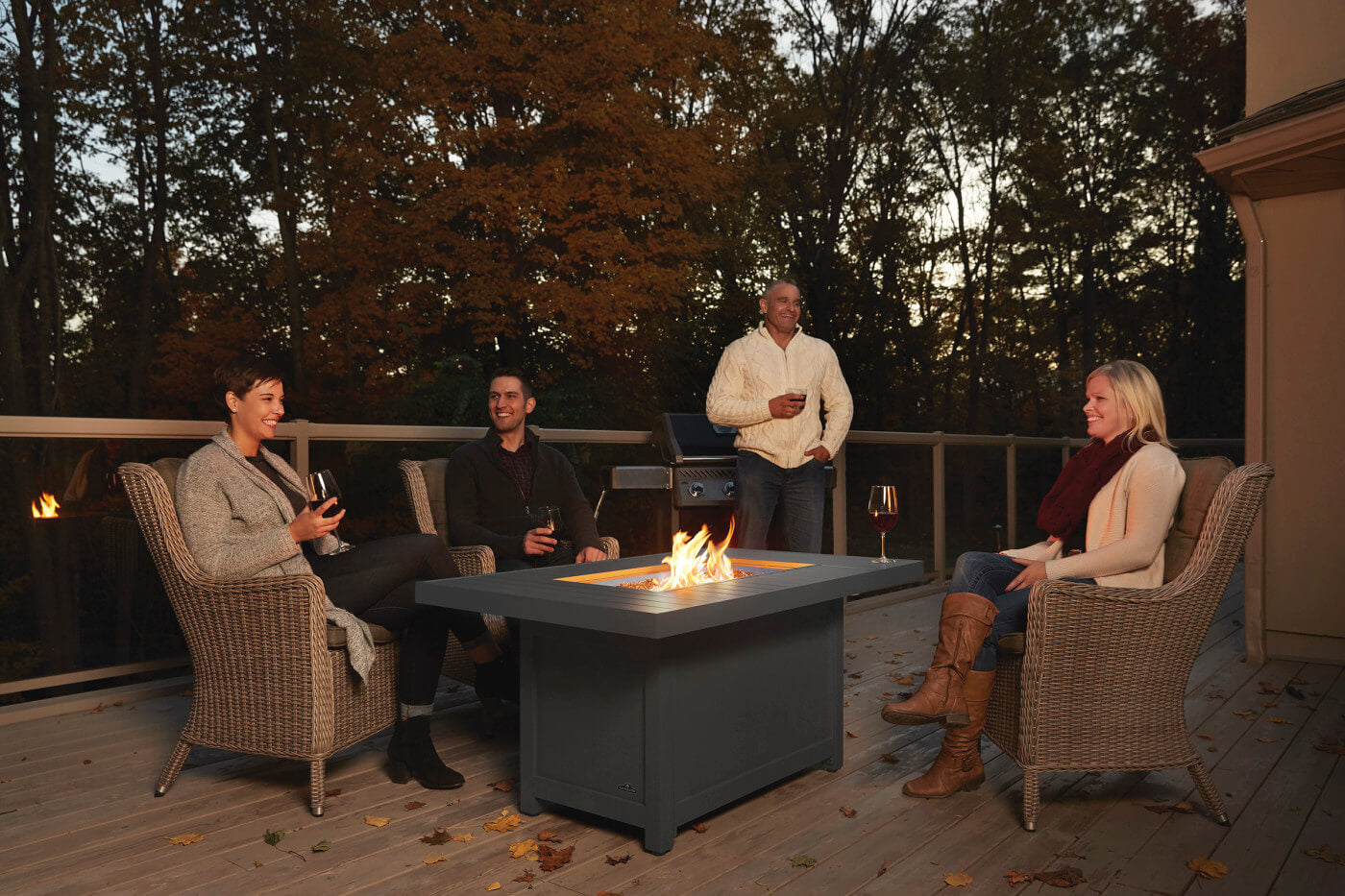 Hamptons Rectangle Patioflame® Table