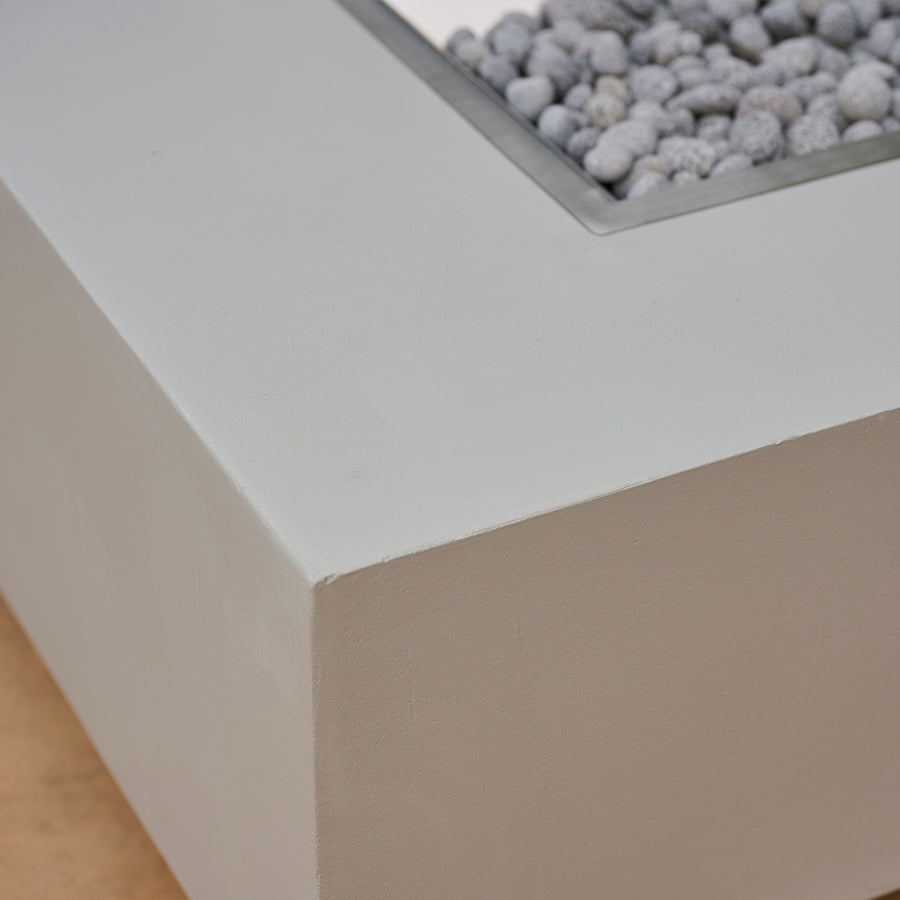 Harbor View Linear Gas Fire Pit Table