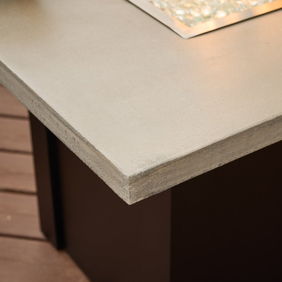 Havenwood Rectangular Gas Fire Pit Table 44"