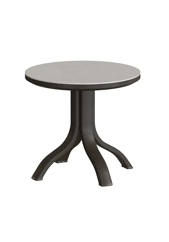 Horizon Solid 20" Round KD Tea Table by Tropitone