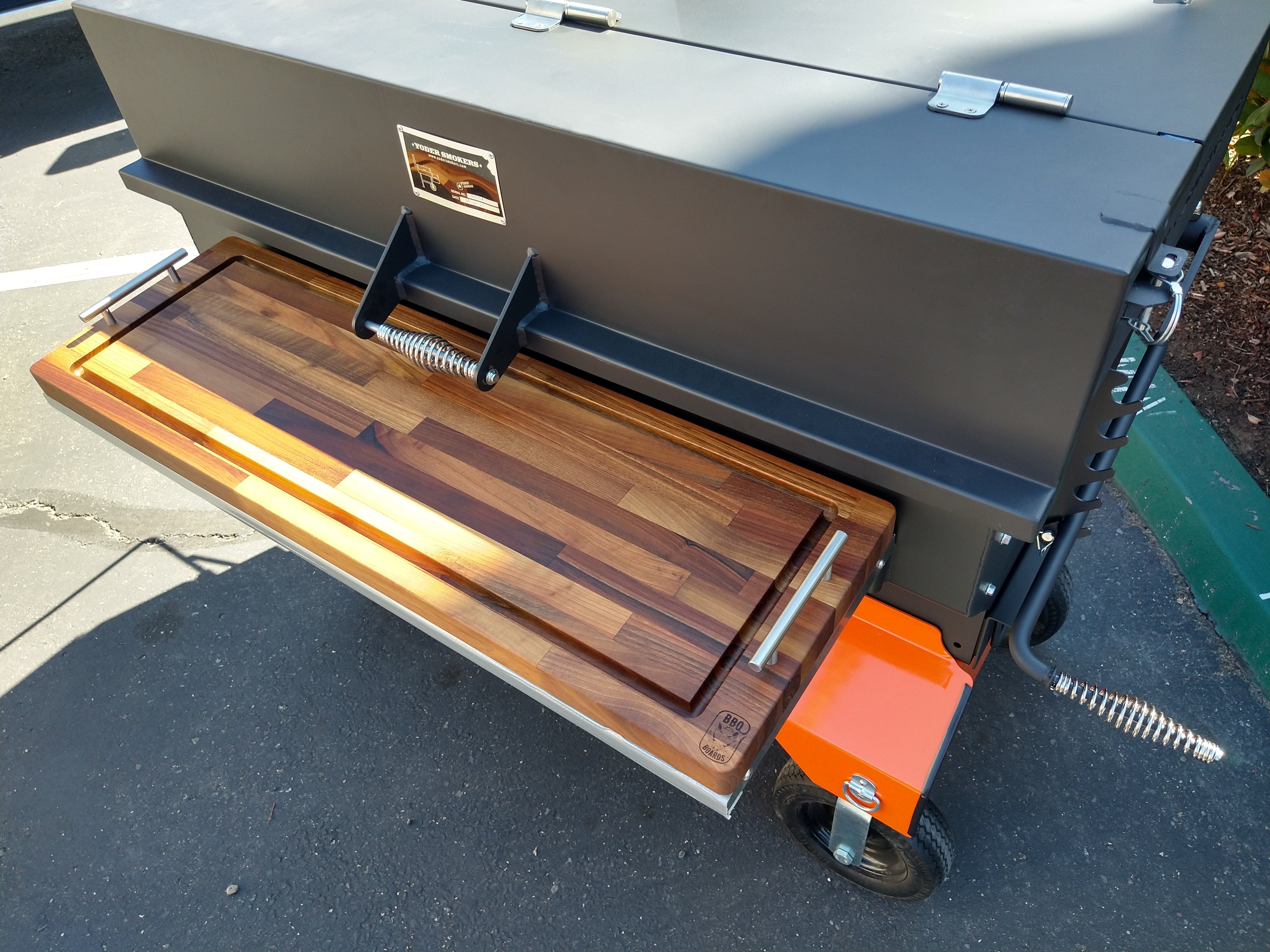 BBQ Boards, Yoder Flat Top Front Board