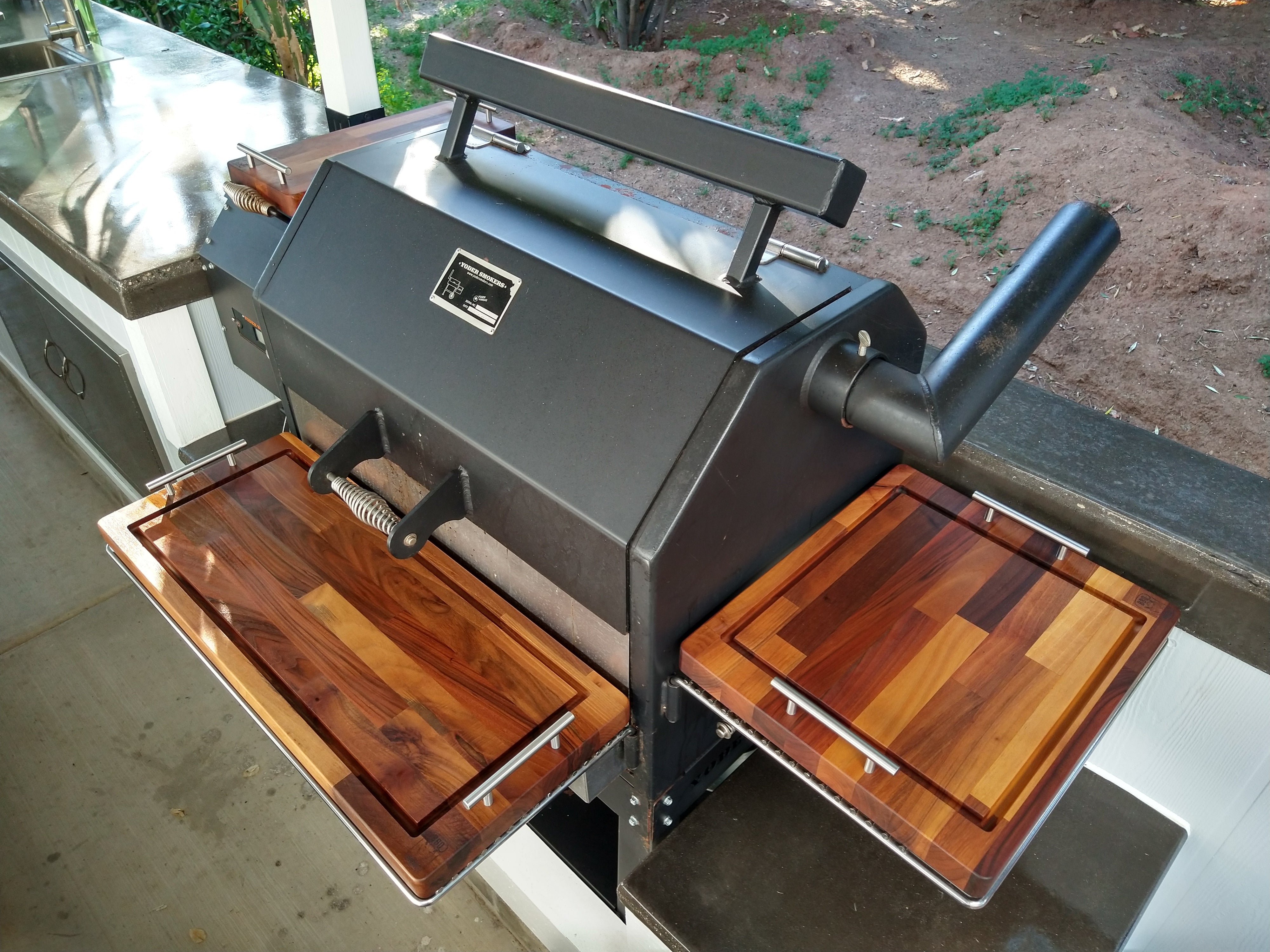 BBQ Boards®, Yoder YS640 Trio Front, Side & Pellet Bin Boards (Sold As Set of Three)