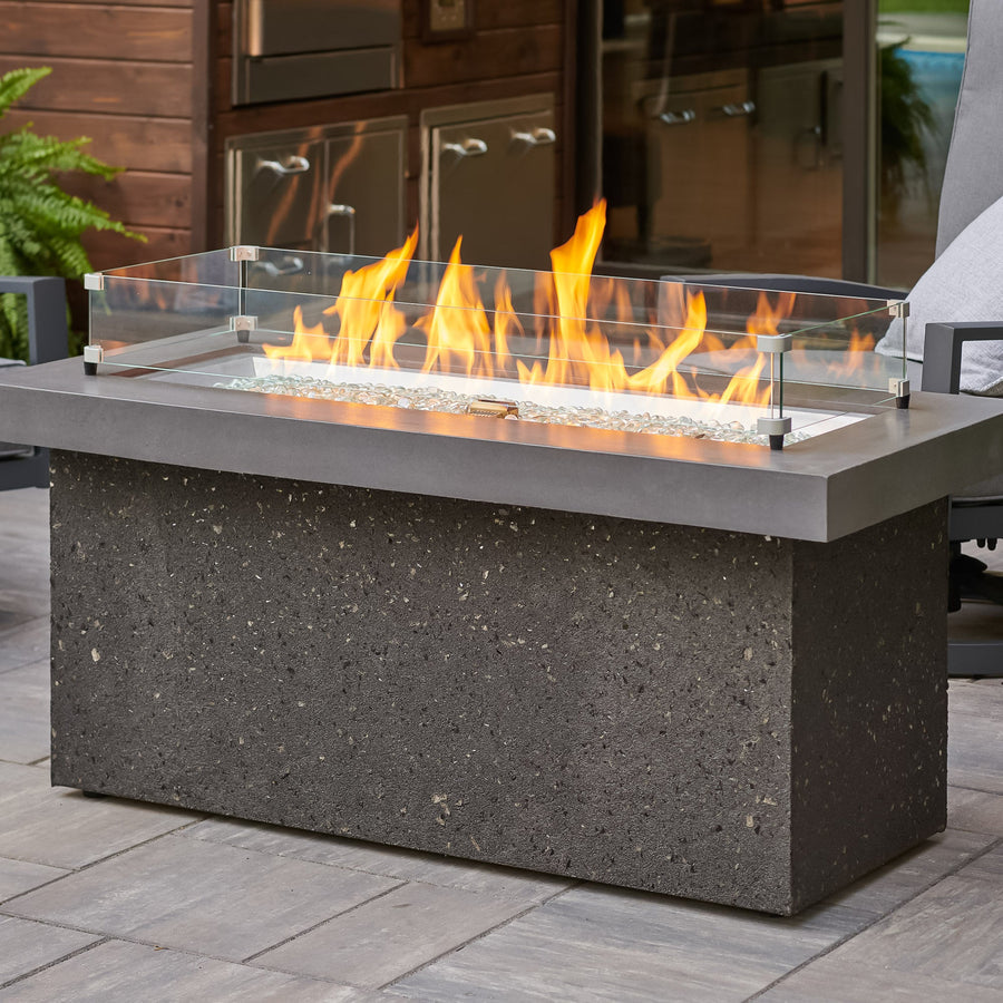 Key Largo 54" Linear Gas Fire Pit Table