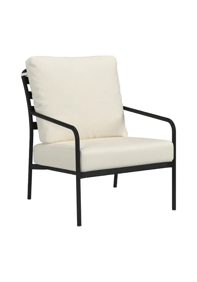 Kahana Slat Back Cushion Lounge Chair by Tropitone