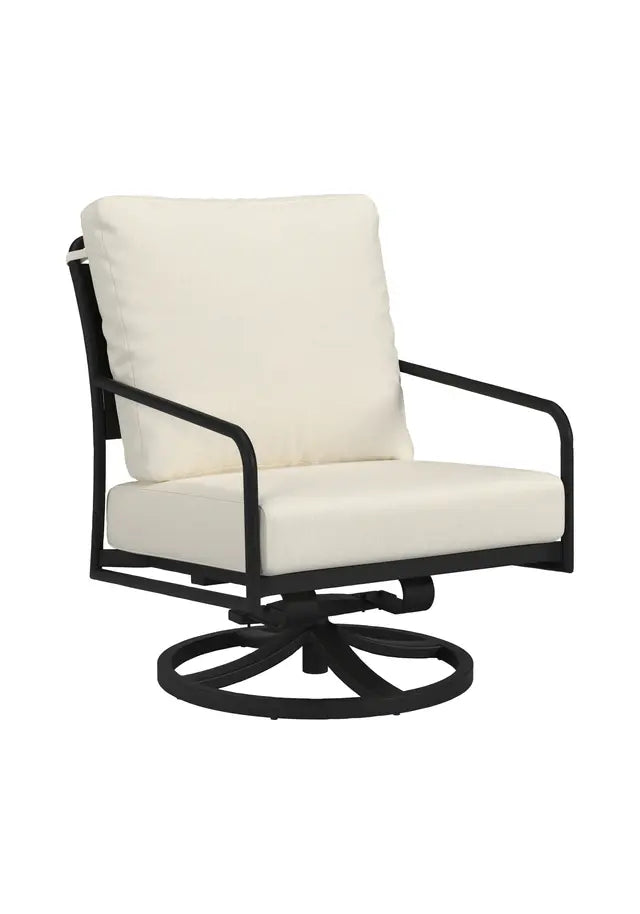 Kahana Solid Back Cushion Swivel Action Lounger by Tropitone
