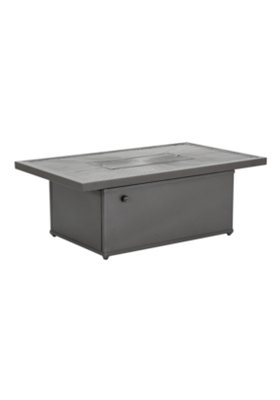 Linea 50" x 30" Rectangular, 24" Height, Match Lit Fire Pit