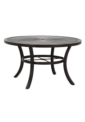Linea Round KD Dining Umbrella Table