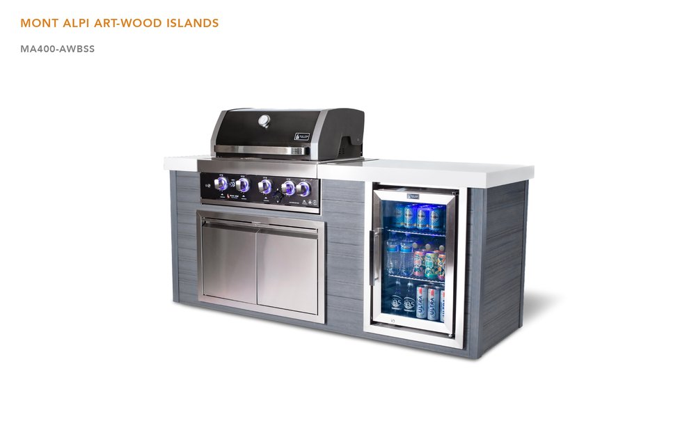 4-Burner Artwood Island - Thumbnail 5