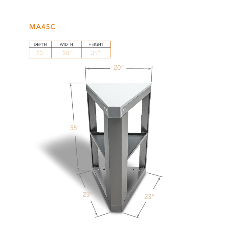 45-Degree Corner Cart MA45C by Mont Alpi