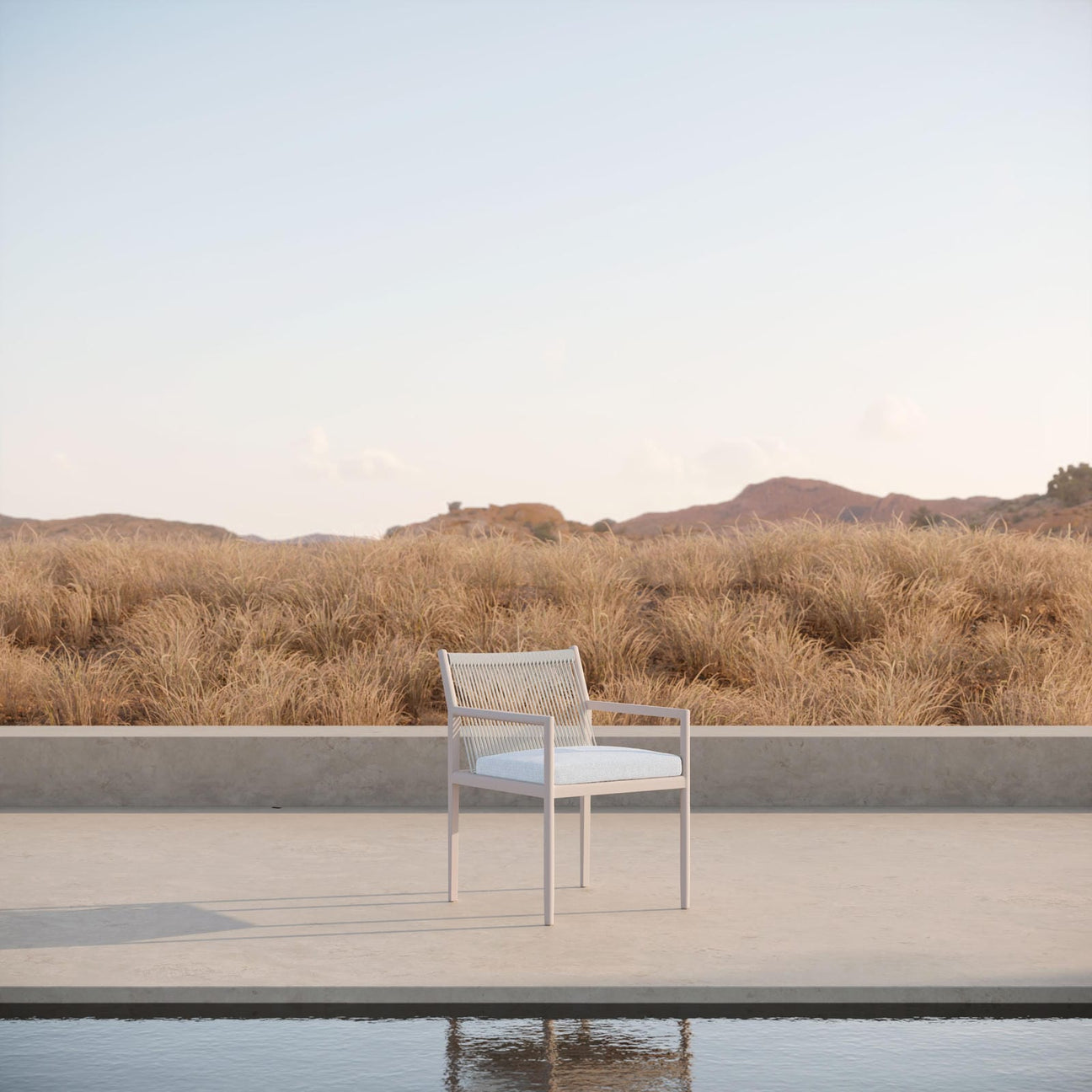 Madeira Dining Chair - Ivory by Azurro Living
