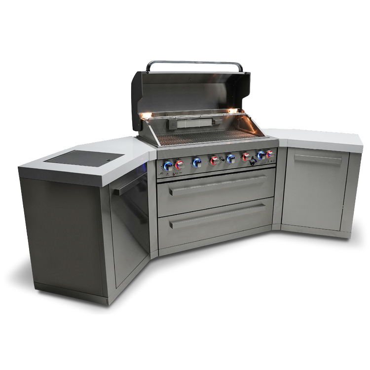 Mont Alpi Original Series 6-Burner Island with 45-Degree Corners MAi805-45 by Mont Alpi