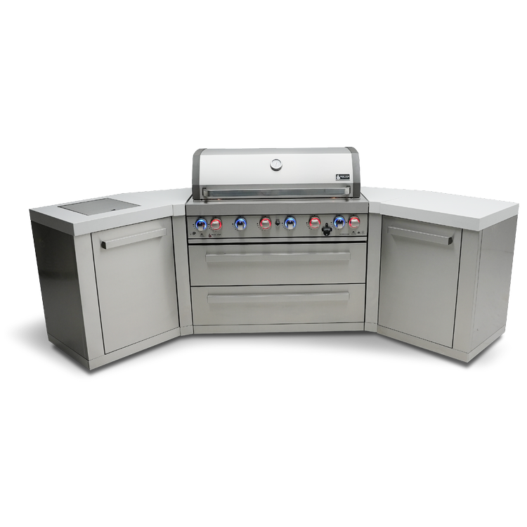 Mont Alpi Original Series 6-Burner Island with 45-Degree Corners MAi805-45 by Mont Alpi