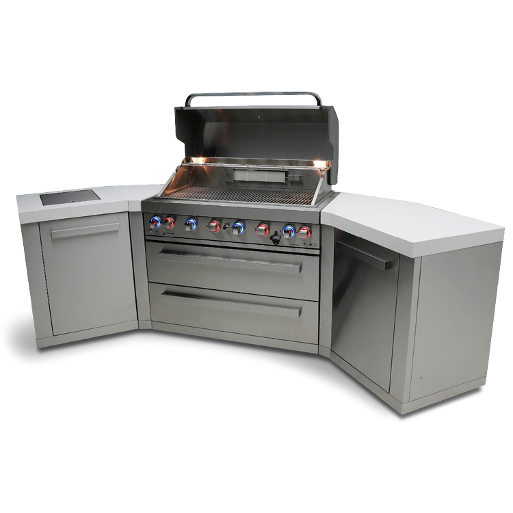 Mont Alpi Original Series 6-Burner Island with 45-Degree Corners MAi805-45 by Mont Alpi